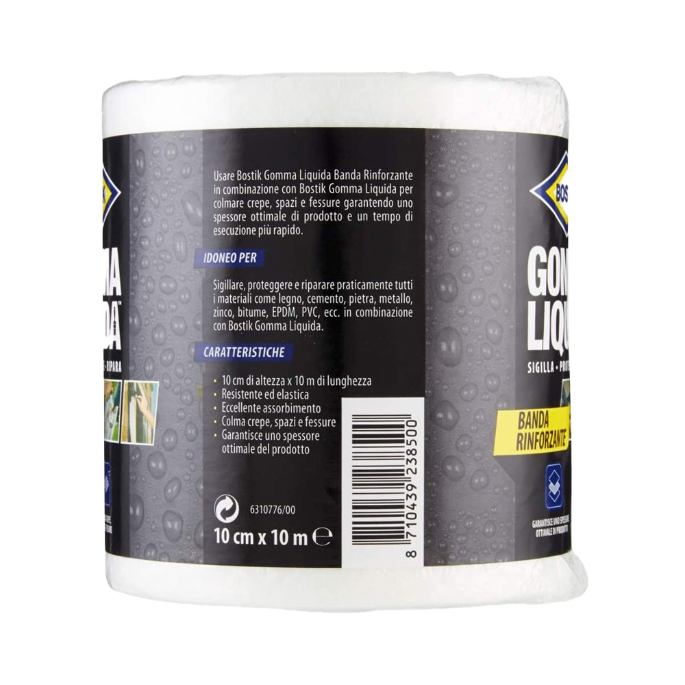 Banda Rinforzante Gomma Liquida BOSTIK 10 cm x 10 mt